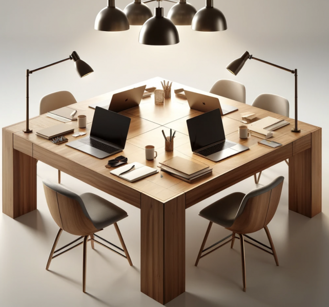 Dörtlü Çalışma Masasının Avantajları: Verimliliği Artırmanın Yolları