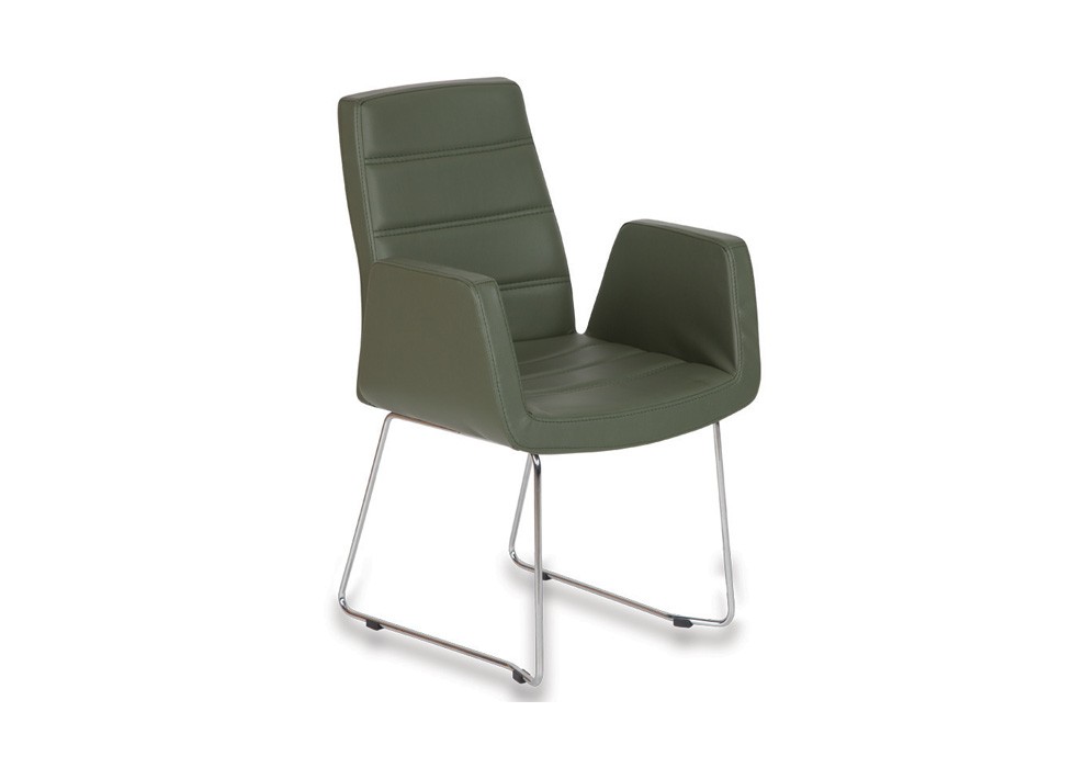 ASYA CHROME WIRE FOOT GUEST CHAIR