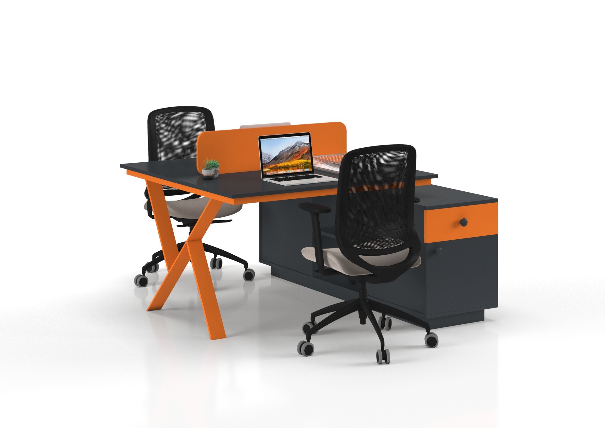 GIRALDO DOUBLE STUDY DESK