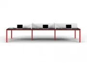 DELTA ALTILI ÇALIŞMA MASASI - Görsel 1