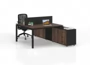 DELTA ETAJERLİ İKİLİ ÇALIŞMA MASASI - Görsel 5