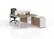 DELTA ETAJERLİ İKİLİ ÇALIŞMA MASASI - Görsel 10