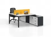 DELTA ETAJERLİ İKİLİ ÇALIŞMA MASASI - Görsel 12