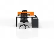 DELTA ETAJERLİ İKİLİ ÇALIŞMA MASASI - Görsel 32