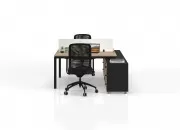 DELTA ETAJERLİ İKİLİ ÇALIŞMA MASASI - Görsel 35