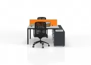 DELTA ETAJERLİ İKİLİ ÇALIŞMA MASASI - Görsel 39