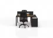 DELTA ETAJERLİ İKİLİ ÇALIŞMA MASASI - Görsel 43