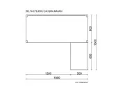 DELTA ETEJERLİ ÇALIŞMA MASASI - Görsel 3