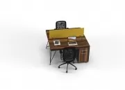 FABRE İKİLİ ÇALIŞMA MASASI - Görsel 3