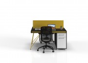 FABRE DOUBLE STUDY DESK