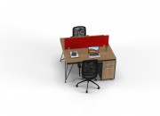 FABRE DOUBLE STUDY DESK