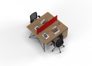 FABRE DOUBLE STUDY DESK