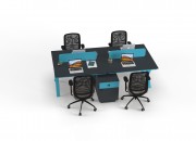 GIRALDO QUAD STUDY DESK