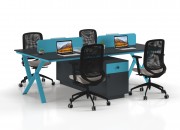 GIRALDO QUAD STUDY DESK