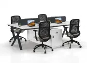 GİRALDO DÖRTLÜ ÇALIŞMA MASASI - Görsel 7