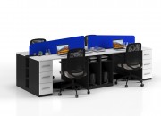 LANZO QUAD STUDY DESK