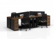 LANZO QUAD STUDY DESK