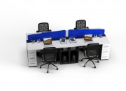 LANZO QUAD STUDY DESK