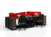 LANZO QUAD STUDY DESK