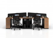 LANZO QUAD STUDY DESK