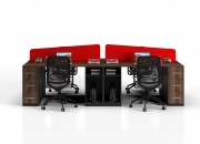 LANZO QUAD STUDY DESK