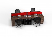 LANZO QUAD STUDY DESK