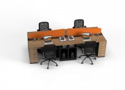 LANZO QUAD STUDY DESK