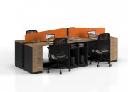 LANZO QUAD STUDY DESK