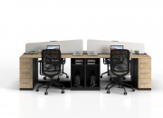 LANZO QUAD STUDY DESK