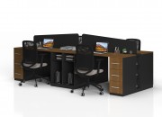 LANZO QUAD STUDY DESK