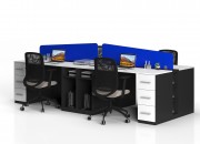 LANZO QUAD STUDY DESK