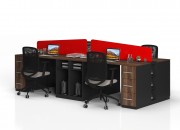 LANZO QUAD STUDY DESK