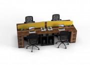 LANZO QUAD STUDY DESK