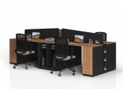 LANZO QUAD STUDY DESK