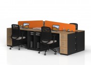 LANZO QUAD STUDY DESK