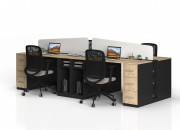 LANZO QUAD STUDY DESK