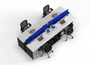 LANZO QUAD STUDY DESK