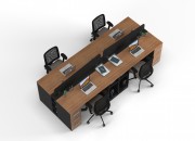 LANZO QUAD STUDY DESK