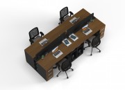 LANZO QUAD STUDY DESK