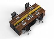 LANZO QUAD STUDY DESK