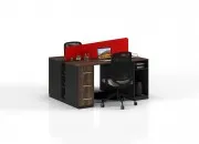 LANZO İKİLİ ÇALIŞMA MASASI - Görsel 12