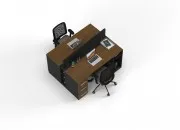 LANZO İKİLİ ÇALIŞMA MASASI - Görsel 30