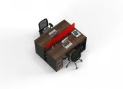 LANZO İKİLİ ÇALIŞMA MASASI - Görsel 31