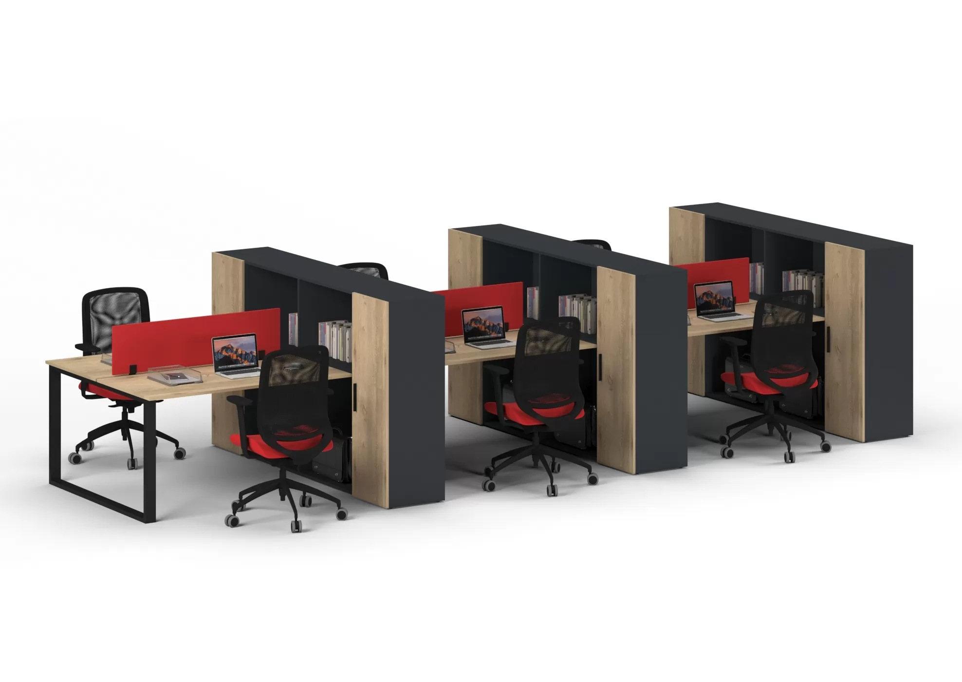 LİONA ALTILI ÇALIŞMA MASASI - Görsel 2