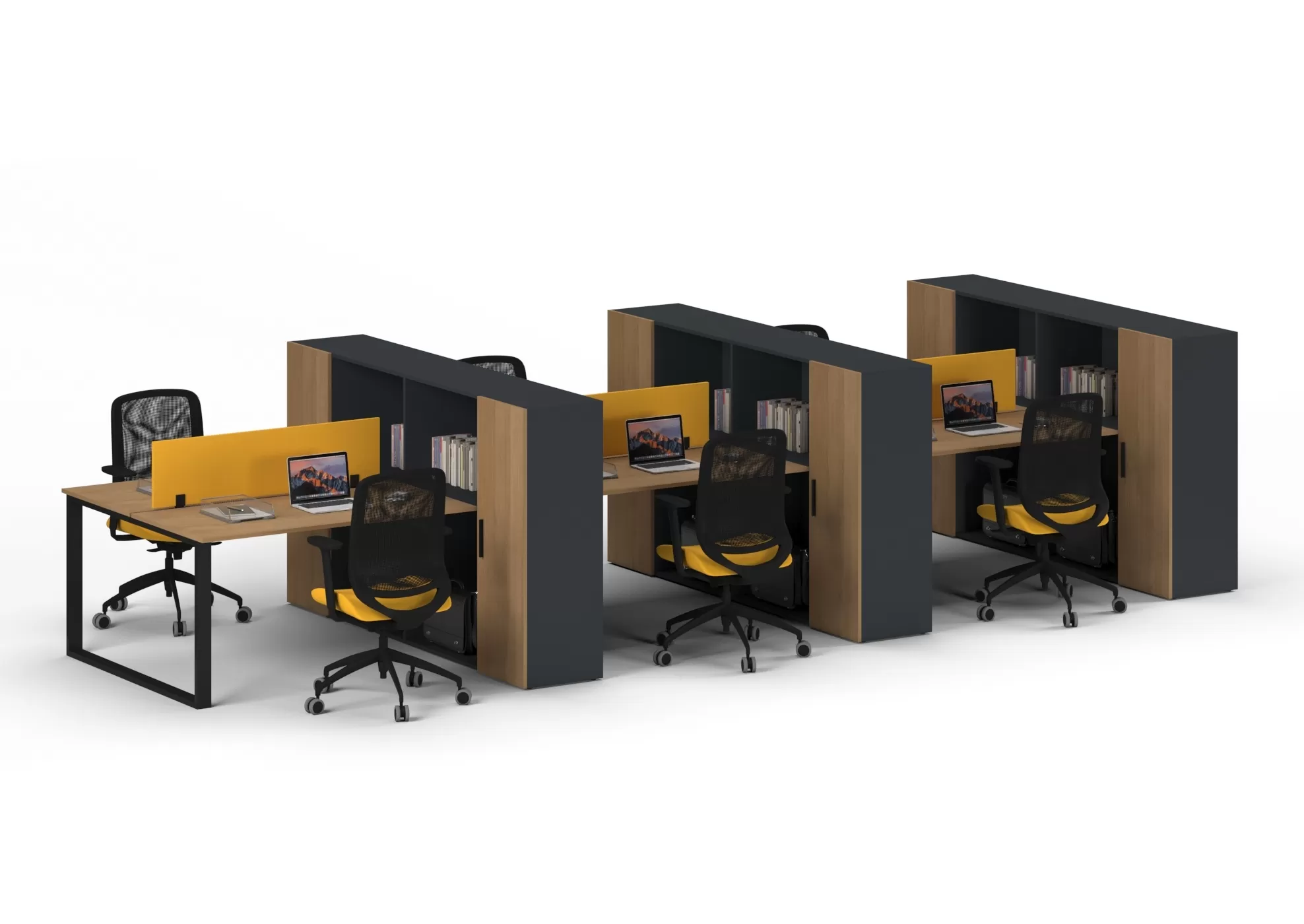 LİONA ALTILI ÇALIŞMA MASASI - Görsel 4