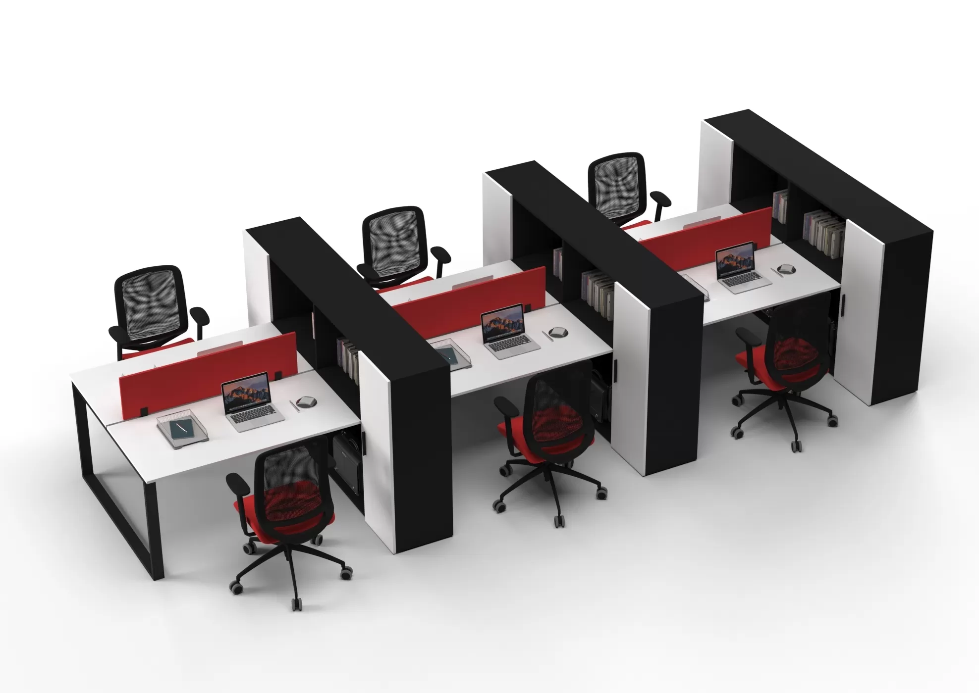 LİONA ALTILI ÇALIŞMA MASASI - Görsel 7