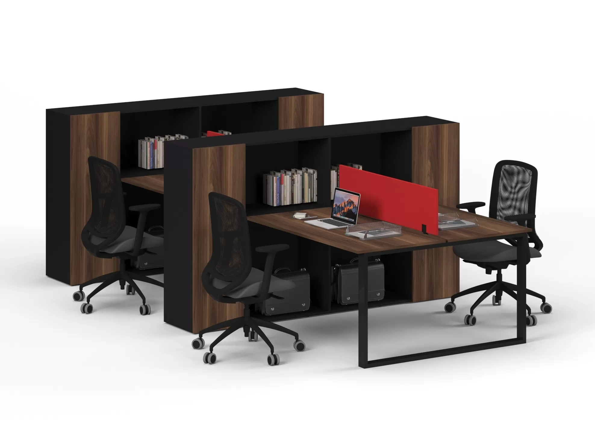 LİONA DÖRTLÜ ÇALIŞMA MASASI - Görsel 2