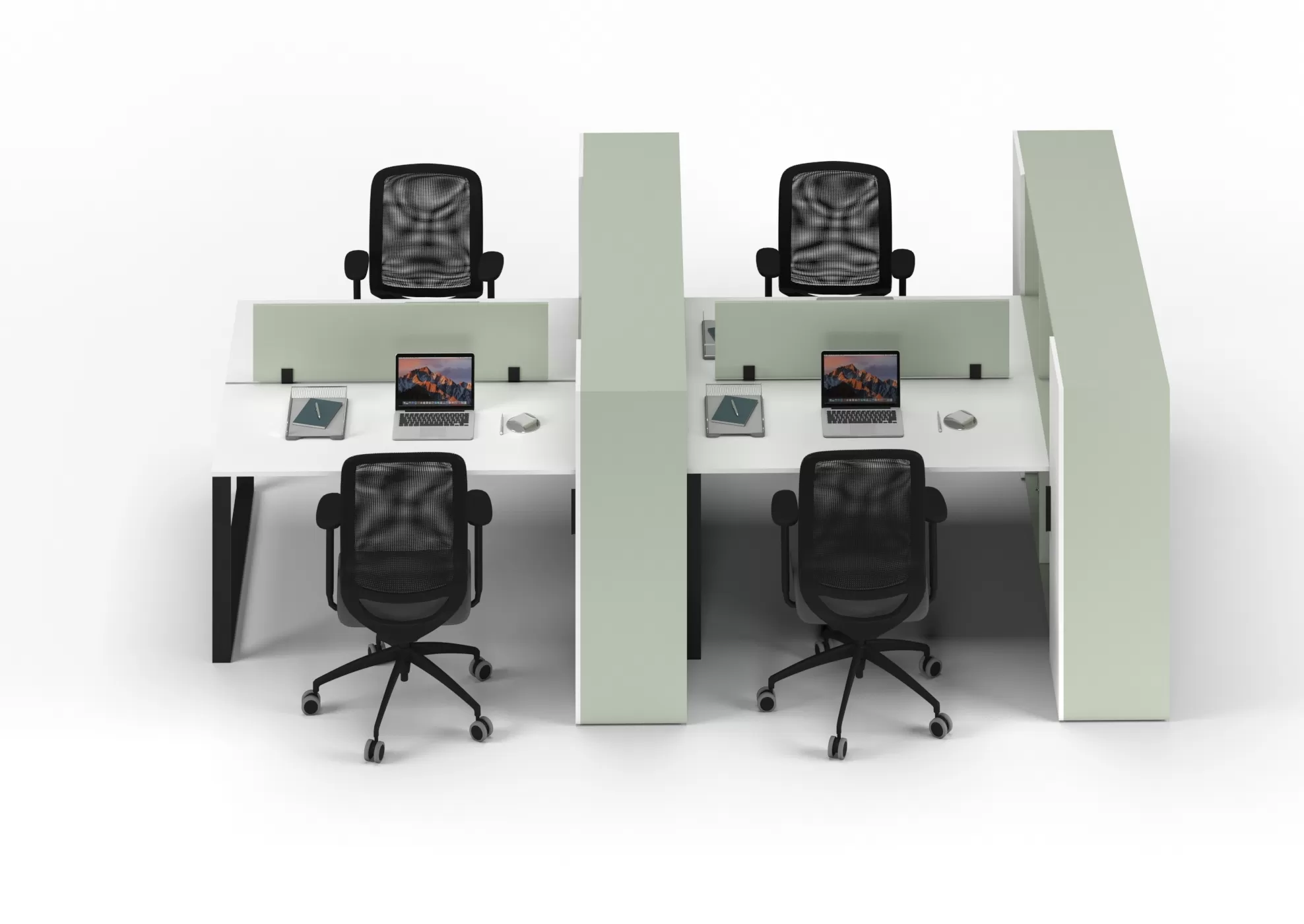 LİONA DÖRTLÜ ÇALIŞMA MASASI - Görsel 5