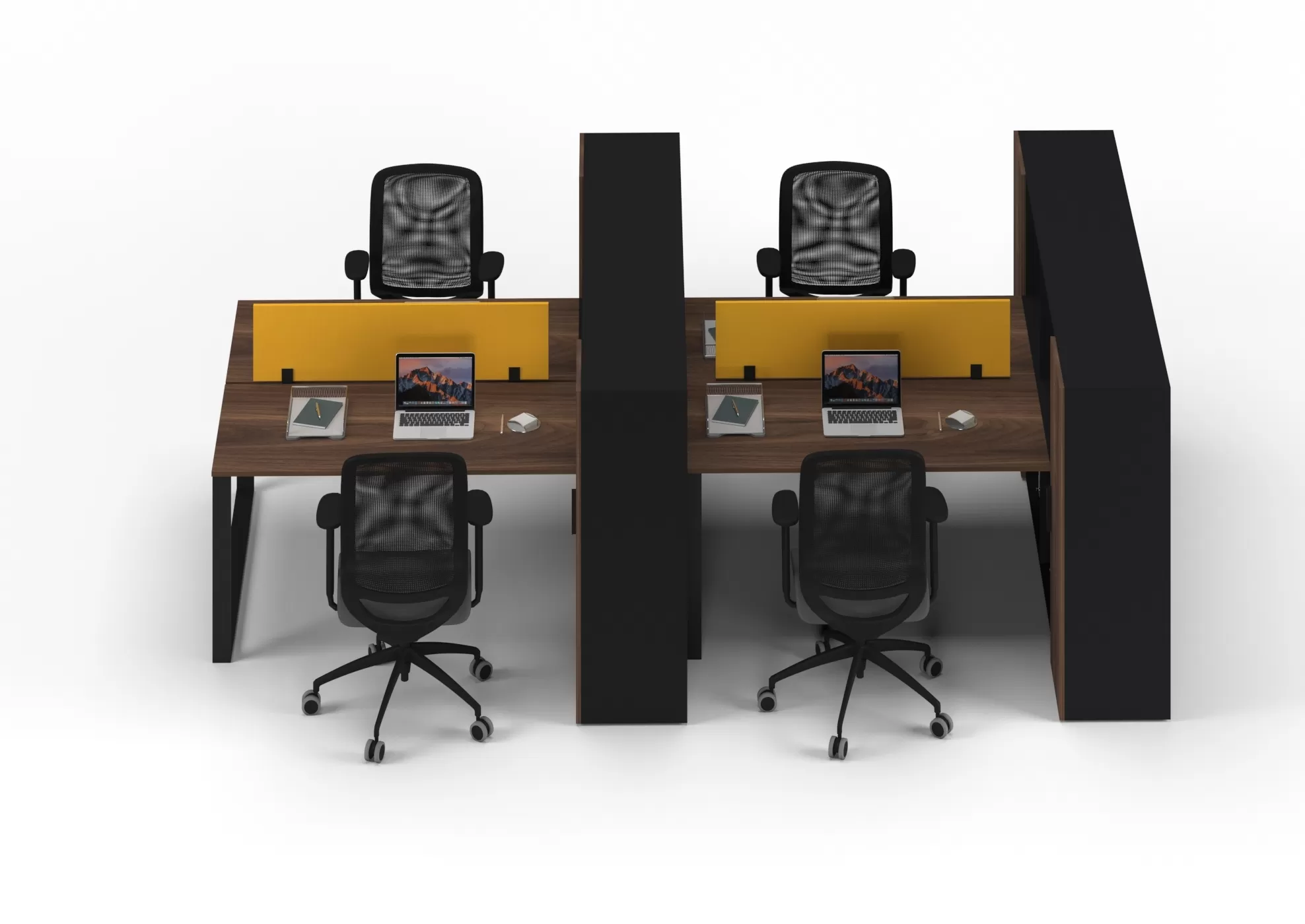 LİONA DÖRTLÜ ÇALIŞMA MASASI - Görsel 7