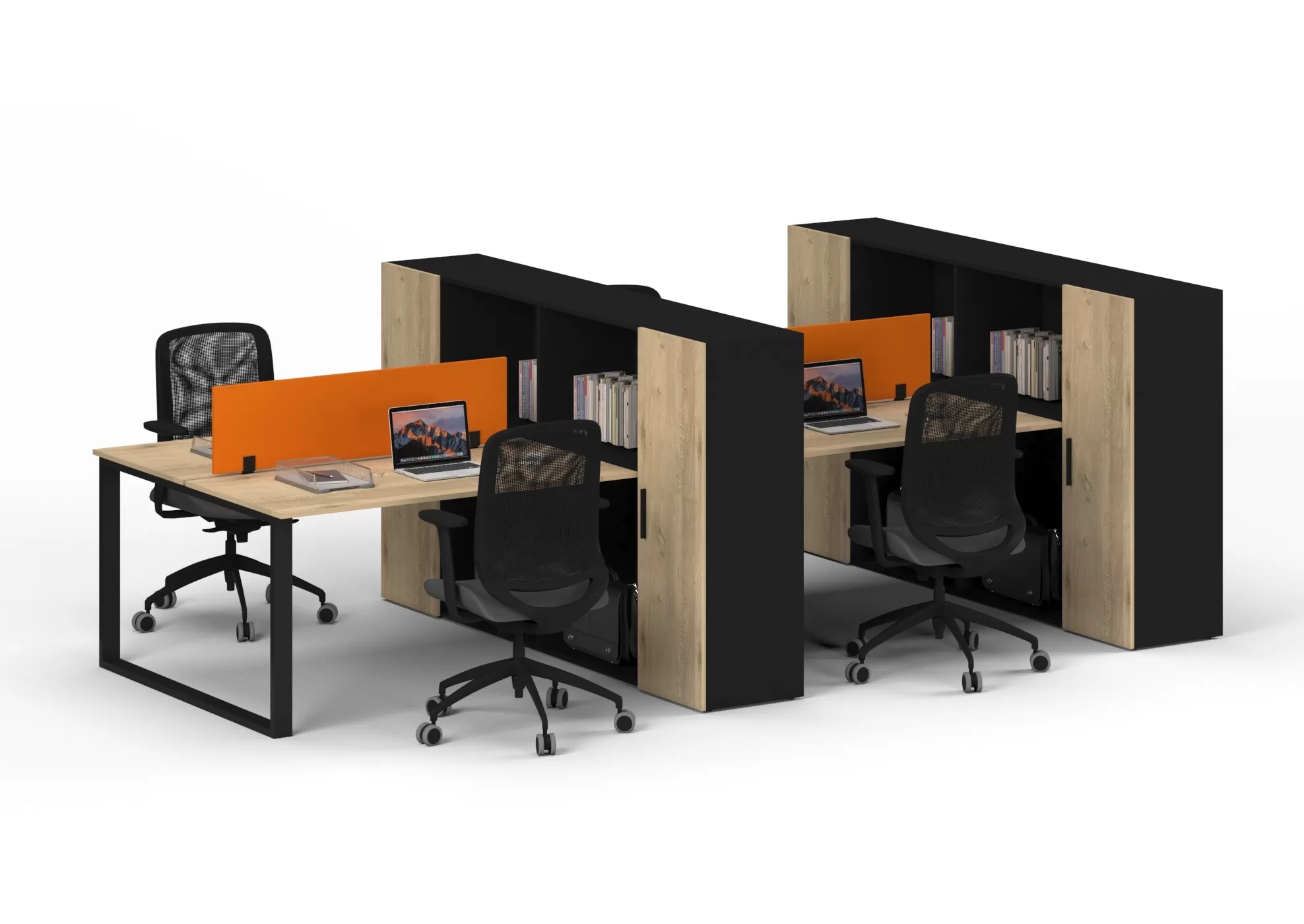 LİONA DÖRTLÜ ÇALIŞMA MASASI - Görsel 10